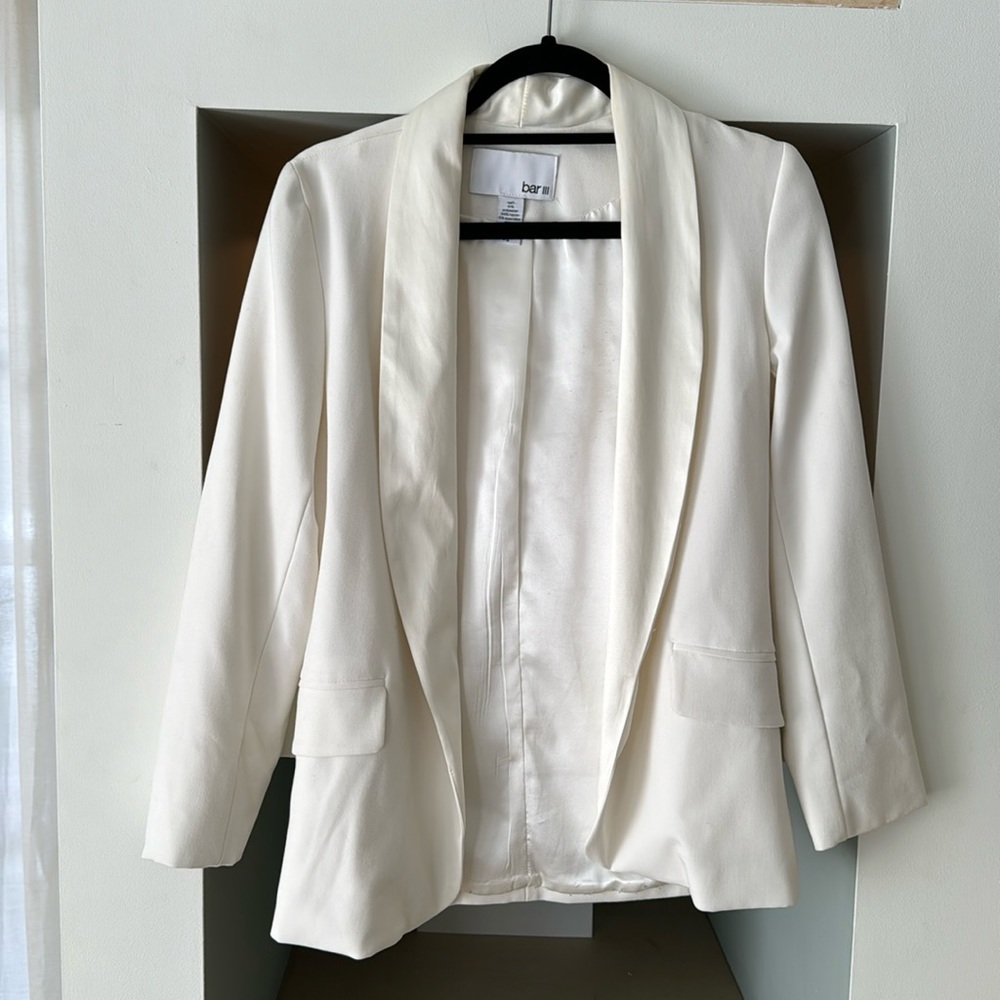 White blazer